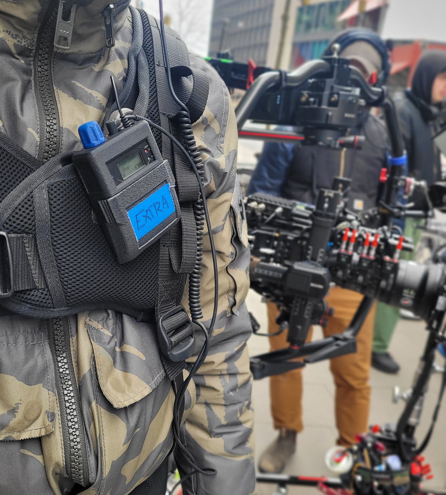 CrabShell Protective Case for Sennheiser IEM on film set