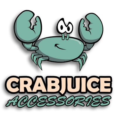 The CrabJuice logo - A cool looking crab
