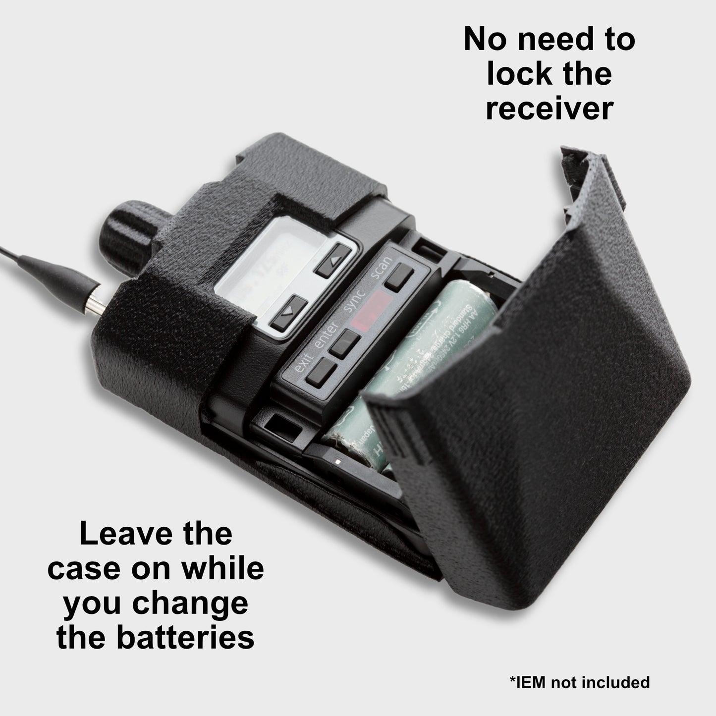CrabShell Protective Case for Shure P9RA+ IEM