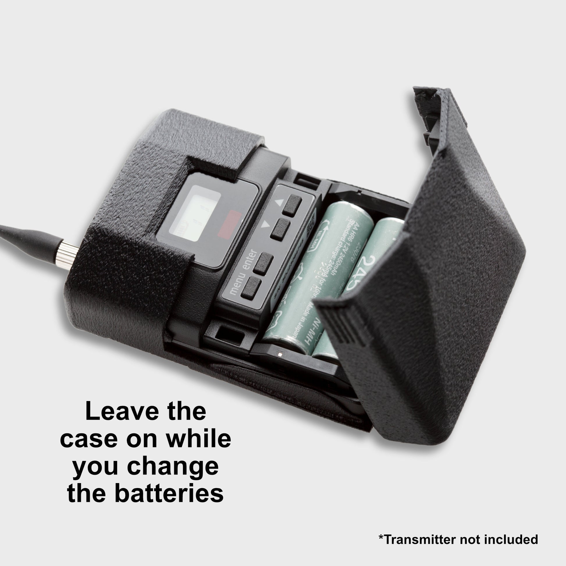 CrabShell Protective Case for Shure QLXD1 Open Hatch