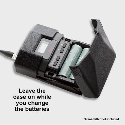 CrabShell Protective Case for Shure QLXD1 Open Hatch