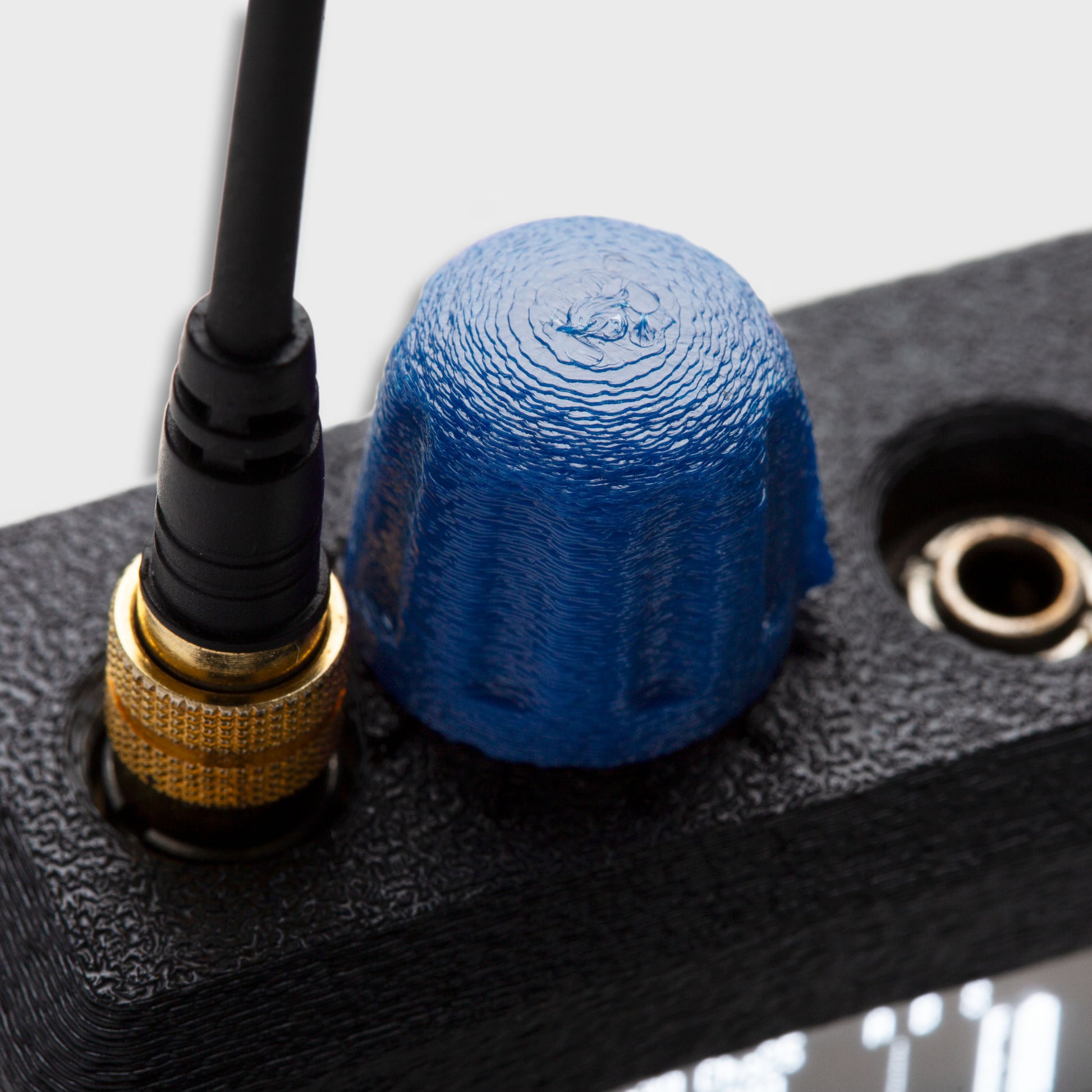 Wisycom MPR30 with a CrabShell Knob - Blue