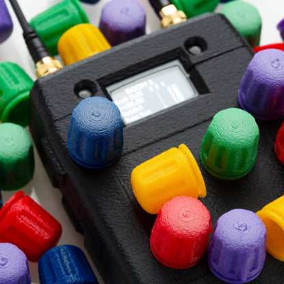 Wisycom MPR30 with a lot of colored CrabShell Knobs