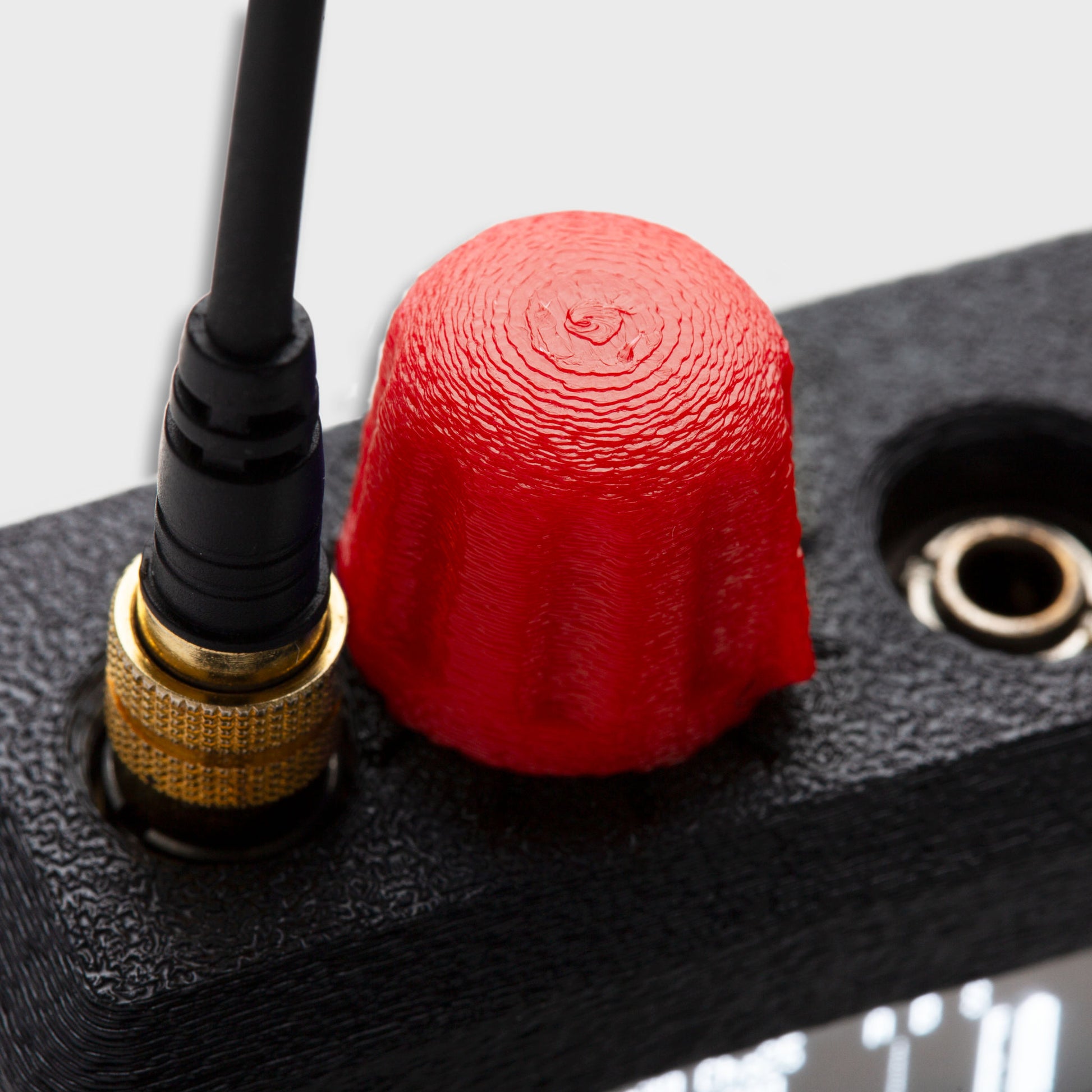 Wisycom MPR30 with a CrabShell Knob - Red