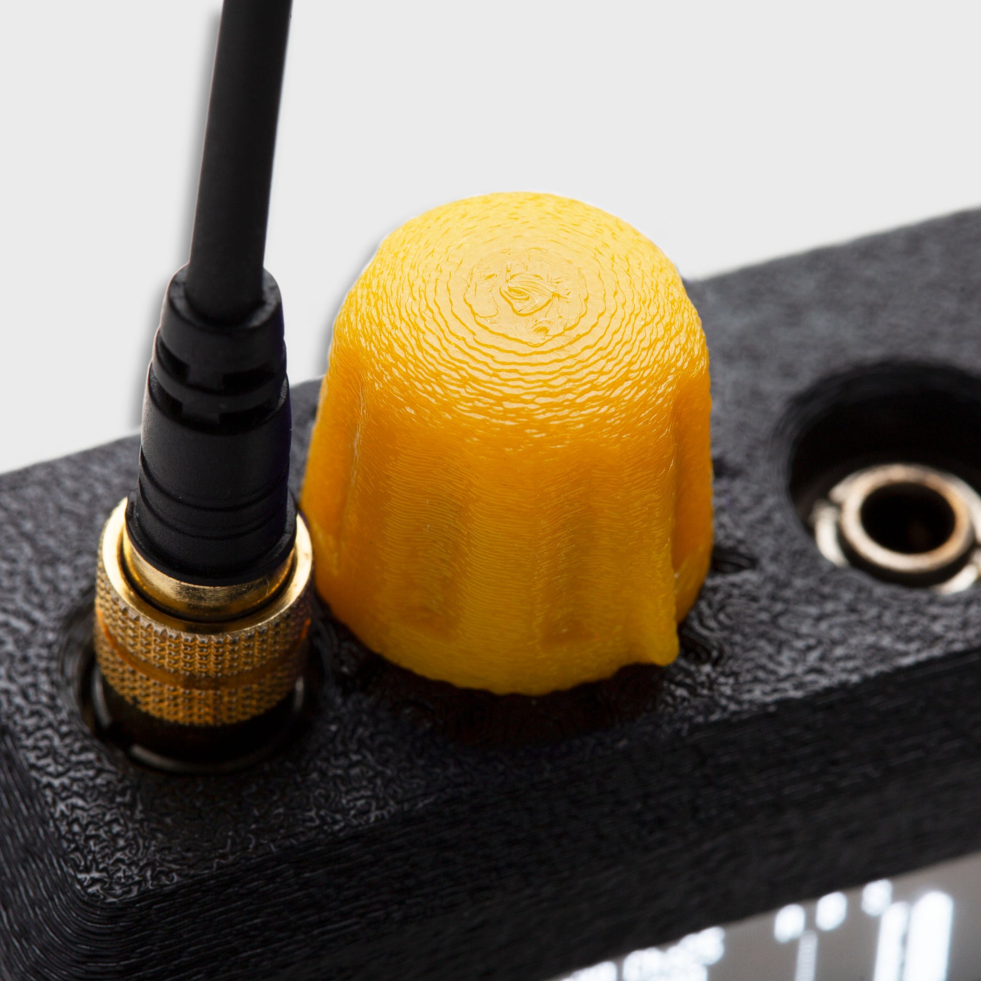 Wisycom MPR30 with a CrabShell Knob - Yellow