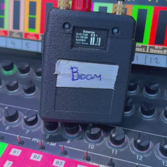 Wisycom MPR50 IEM with a CrabShell Case on a Sound Devices CL-16 - Video